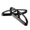 Set of 2 Black Exhaust Pipe Cover Trims for GLC C C207 Coupe Mercedes-Benz E-Class 2014-2017 (Black)