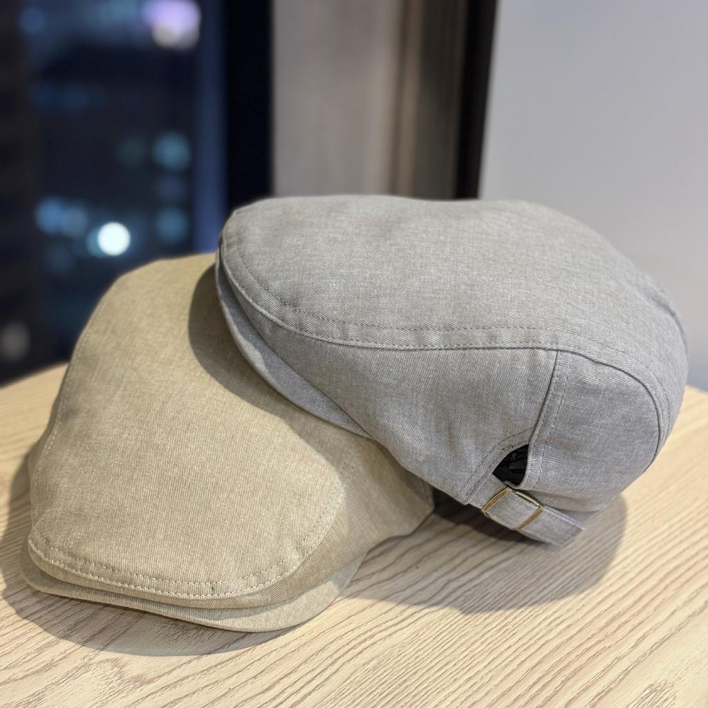 Весна и лето новая однотонная ретро forward hat женское лицо маленькая беретка мужская повседневная универсальная мода