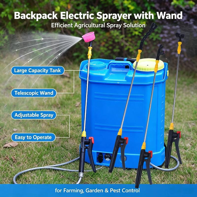 Retractable Garden Watering Sprayer Wand Adjustable Rotating Nozzle for Plant Irrigation Outdoor Deck Cleaning