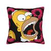 Pillow Case Funny SSimpsons The Scream Parody Custom  Pillow Cover For Wedding Party Home Decor Vintage Pillowcases