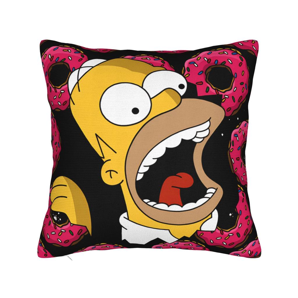 Pillow Case Funny SSimpsons The Scream Parody Custom Pillow Cover For Wedding Party Home Decor Vintage Pillowcases