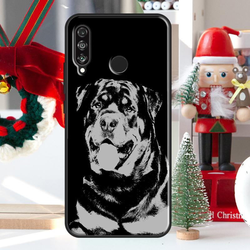 Cute Rottweiler Dog For Huawei Nova 5T 9 10 SE 7i 8i 11i 12i Y73 Y72 Y61 Y91 Y60 Y70 Y90 P20 P40 P30 Lite Case