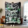 Atletico Nacional Soft and comfortable flannel Suitable for sofas living rooms outdoor camping travel and also makes a great anniversary gift