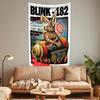 Rock Music Tapestry Heavy Metal Band Home Decoration Wall Hanging Dormitory Background Party Or Concert Decor