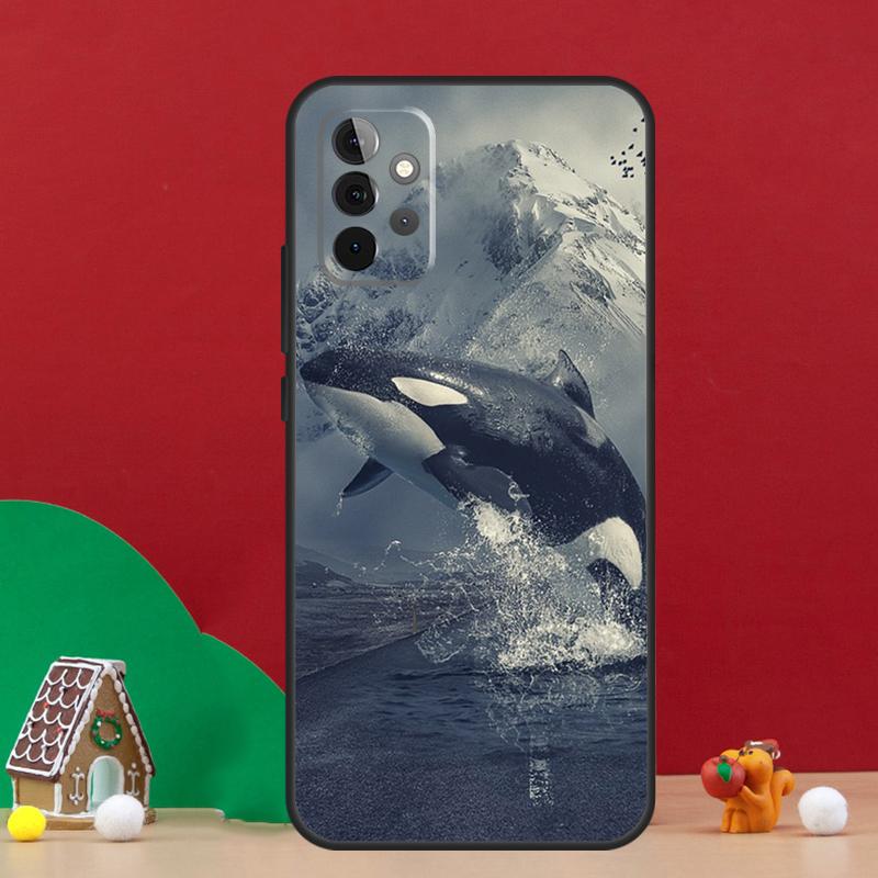 Чехол с косаткой для Samsung Galaxy A55 A52 A32 A12 A33 A06 A16 A26 A36 A56 A15 A53 A13 A34 A54 A14 A17