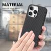 Для iPhone 16 Pro Чехол Текстура углеродного волокна ПУ+ПК+ТПУ Чехол для телефона