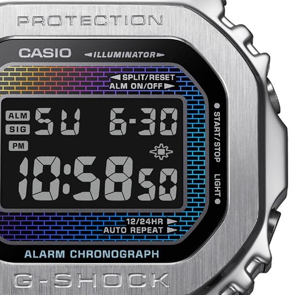 Casio Мужские часы G-SHOCK GM-5600RW-1JF [G-SHOCK Brick Pattern Design] Square Watch Black Digital