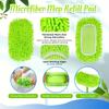 Microfiber Mop Pads for Sweeper - Super Absorbent Knit Fabric, Reusable Cleaning Cloths