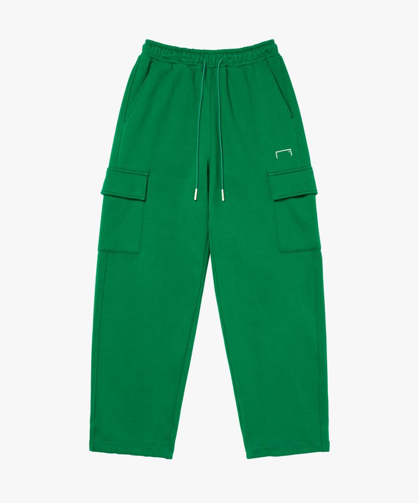 GOALSTUDIO Brushed Straight Cargo Pants-Green