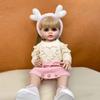 55 CM Reborn Dolls Realistic Full Silicone Baby Bebe Vinyl Newborn Girl Doll Princess Toddler Toy Gift