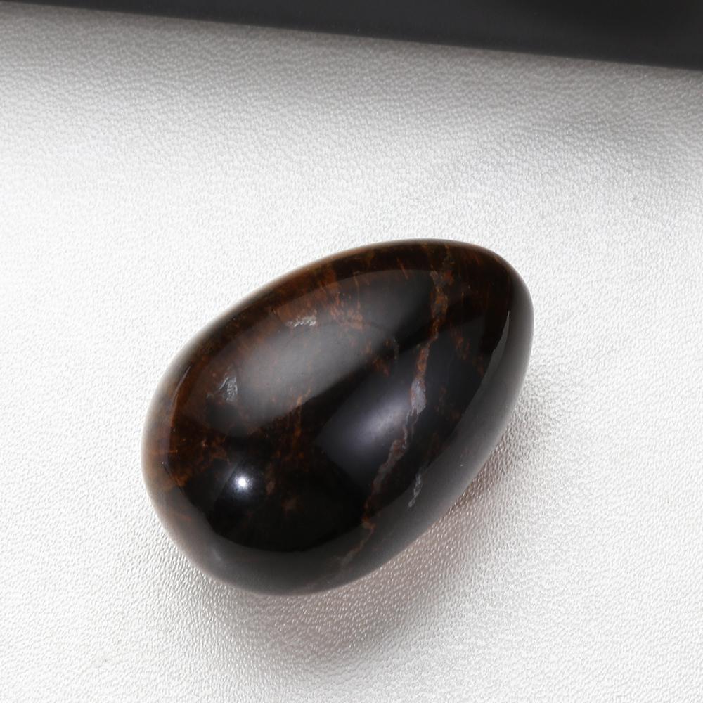 Collection Natural Blue Point Jade Mini Ornament Natural Stone Healing Egg Pattern Healing Stone