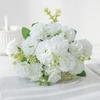 Artificial Flower Silk Carnation Outdoor Festival Wedding Bride Bouquet Festival Home Vase TableDIY Gift Box Clipping Decoration