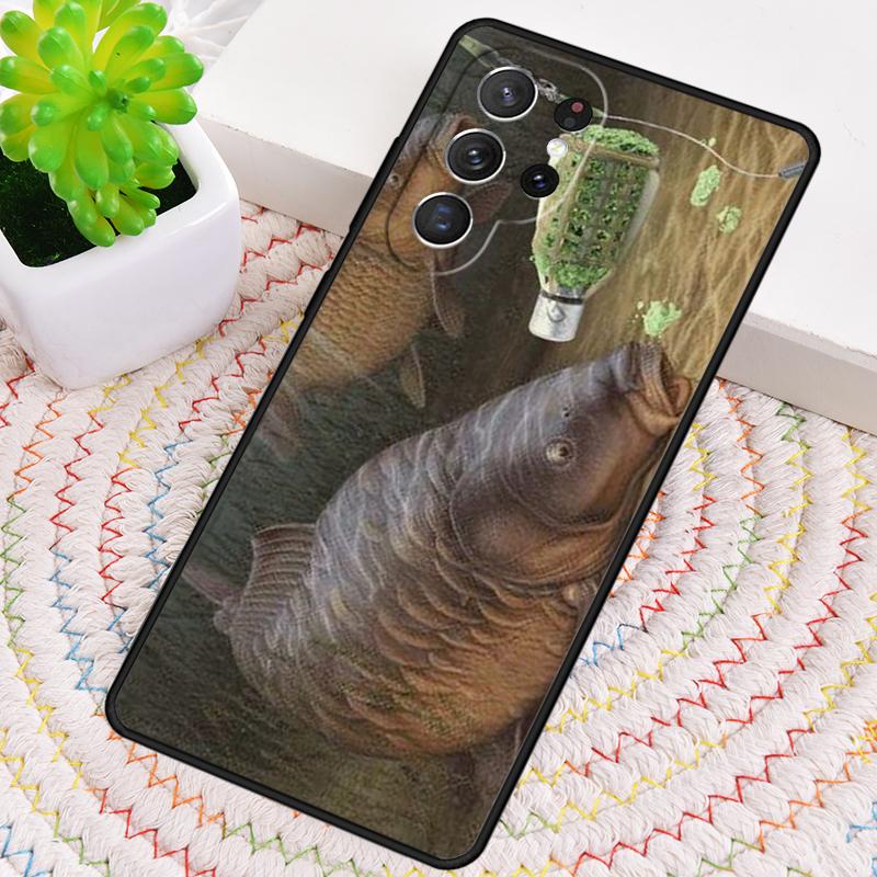 Чехол для телефона с принтом рыбы для карповой ловли для Samsung Galaxy note 10 pro S26 Ultra S23 S24 FE S25 S21 S22 PLUS ударопрочный