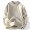 Hot Sale, Popular, New Casual Crew Neck Sweater In Autumn and Winter, Bottom Knitted Sweater, Large Size Loose Sweater.