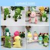 Adorable Cartoon Dinosaur Plush Toy Keychain For Kids Cute Stuffed Animal Gift