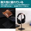 HAMILO Headphone Stand Wooden Aluminum Alloy Gaming Tabletop Headset