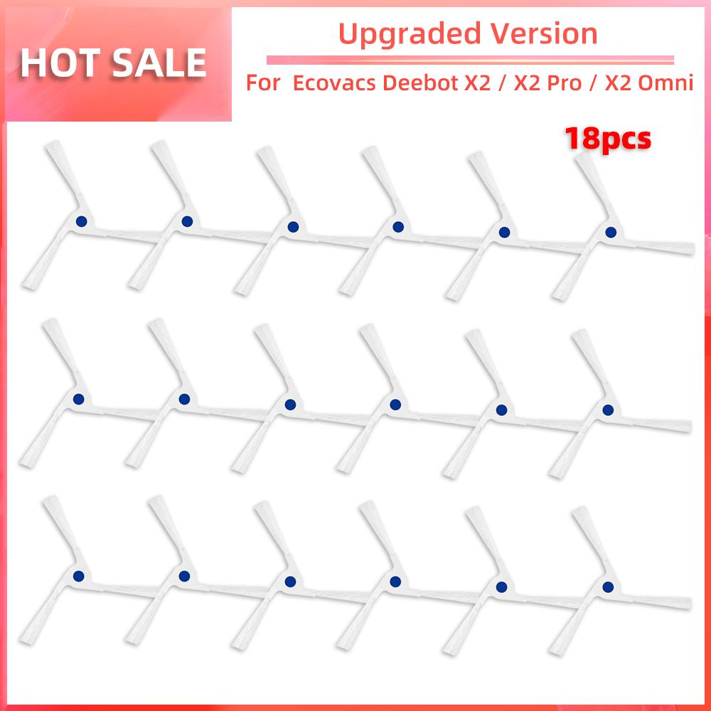 For Ecovacs Debot X2 / X2 Pro / X2 Omni Robot Vacuum Cleaner Main Side Brush HEPA Filter Mop Pads Dust Bag Replacement Parts