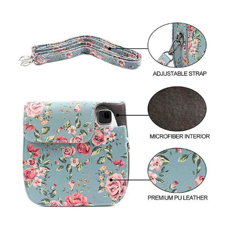 Портативная сумка для камеры Polaroid с ремнем, защитный чехол для камеры из искусственной кожи