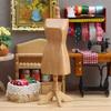 1/12 Scale Wooden Dollhouses Mini Sewing Scene Accessory Body Miniature Mannequin Stand For Craft Enthusiasts