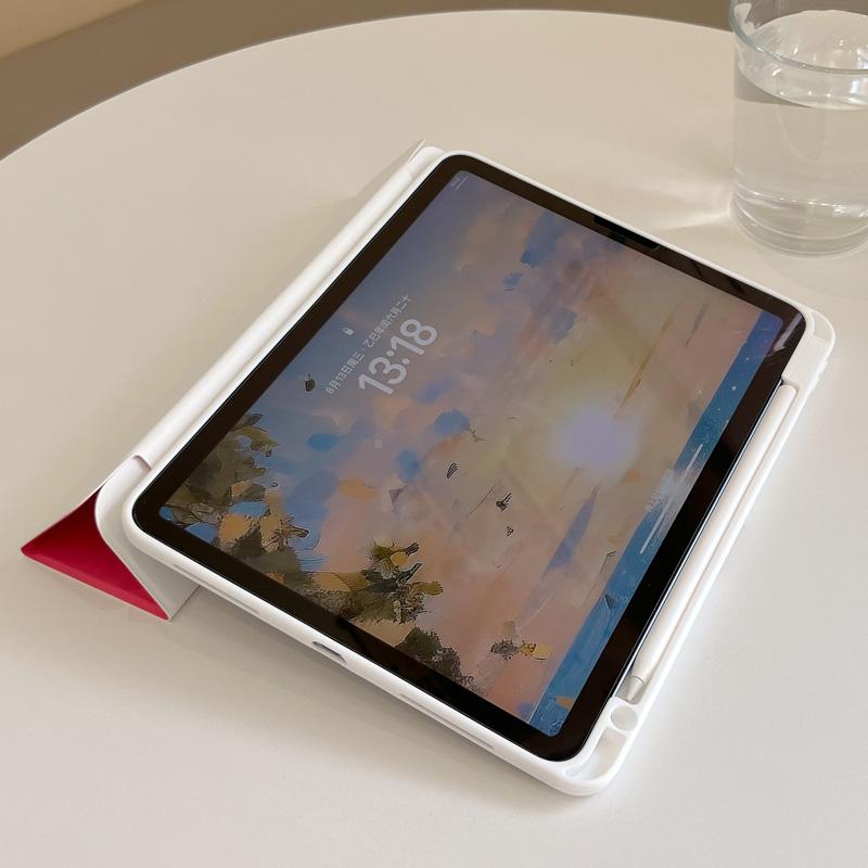 Для iPad Air 5 Air 11 A16 11-го iPad Pro 11 12.9 13 10-го Поколения 10.5 10.2 9-го 8-го 6-го 5-го 9.7 Mini 7 6 5 4 Умный Чехол с Держателем для Стилуса