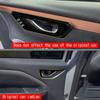 LHD RHD For Subaru Forester 2024 2025 2026 ABS Carbonfiber black Car Inner Door Handle door Bowl cap Covers Interior Accessories