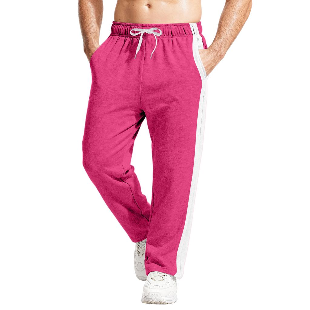 Men's Relaxed-Fit Casual Sweatpants With Stretch Waistband And Drawstring Yoga Pants