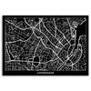Canvas print, Copenhagen - city plan