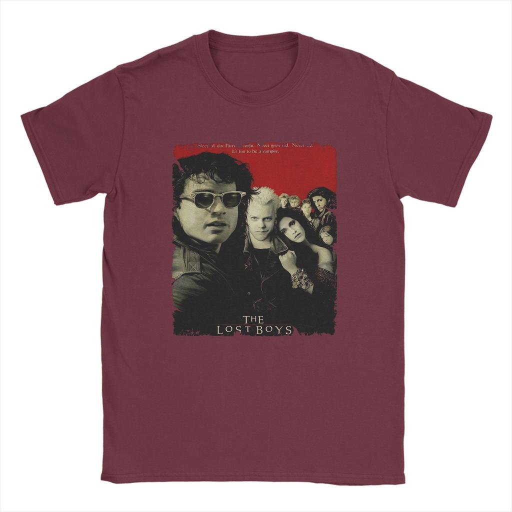 Harajuku T Shirt Summer The Lost Boys Hip Hop T-Shirts  100 Cotton Tee Shirt for Men Y2K Funny Design Short Sleeve Tops