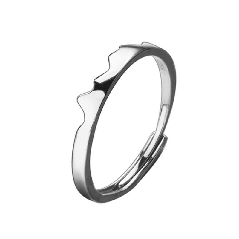 Banyan Tree S925 Silver Couple Rings - Valentine's Day Niche Gift for Men and Women
