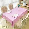 PVC Tablecloth Round Waterproof Oil Resistant Heat Insulating Modern Minimalist Dining Table Mat Grid Stripe