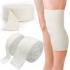 1 рулон эластичного трубчатого бандажа, 10 м - натуральный цвет, для большого коленного бандажа - среднее бедро, хлопок спандекс