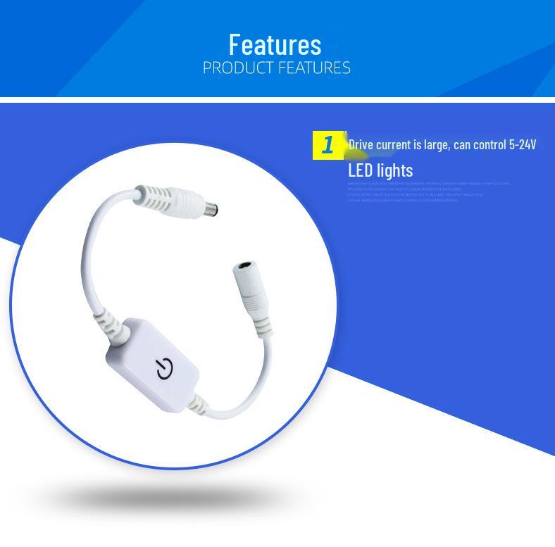 Светодиодный сенсорный диммер и контроллер для монохромных светодиодных лент