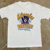Винтажная хлопковая унисекс футболка Milwaukee Brewers Trench Baseball S-4XL VN2279