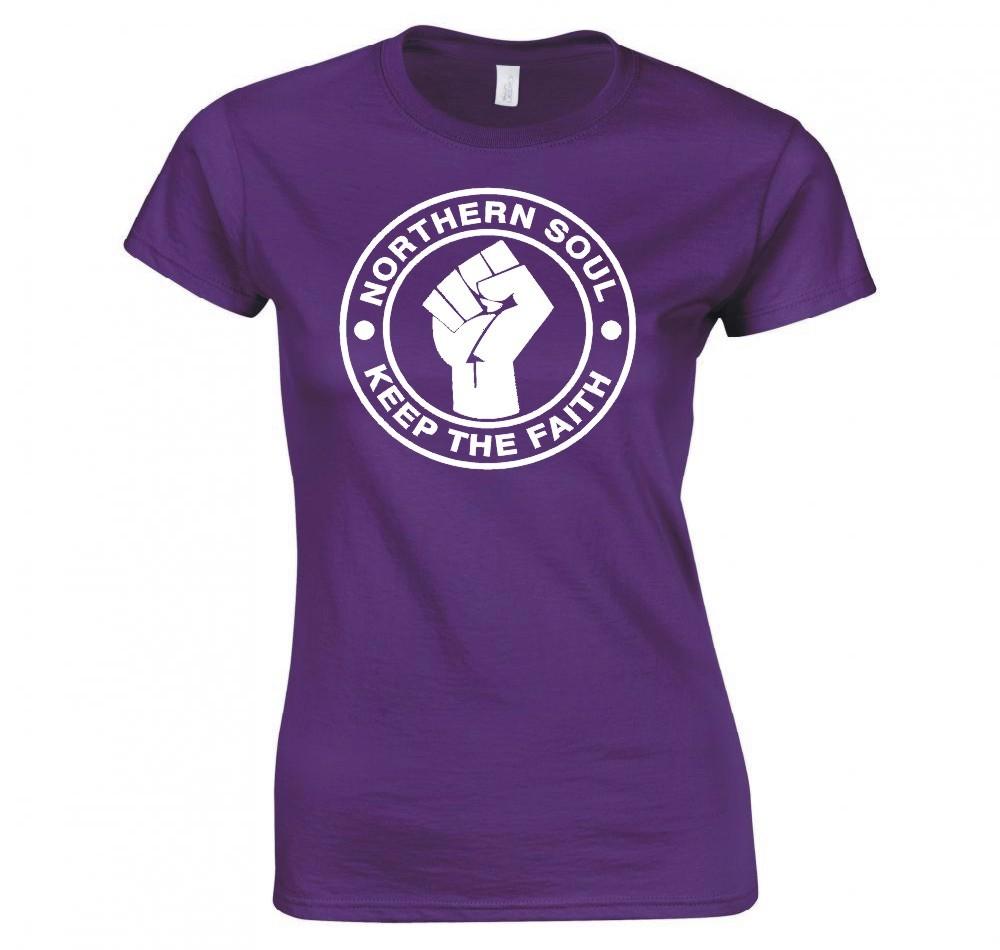 Northern Soul Keep The Faith Ladies TShirt New