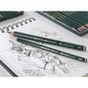 Kits de dessin - FABER-CASTELL - CASTELL 9000 Jumbo - 5,3 mm - Vernis vert - Lot de 5