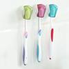 Travel Storage Toothbrush Head Covers Toothbrush Dustproof Protector Cap Bathroom Toothbrush Holder Suction Cup Wall Mount Rack