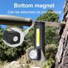 Магнитный светодиодный фонарик, ультра яркий водонепроницаемый COB-светильник, USB перезаряжаемый фонарь, хвостовой магнит, рабочий свет, вращение на 90 градусов