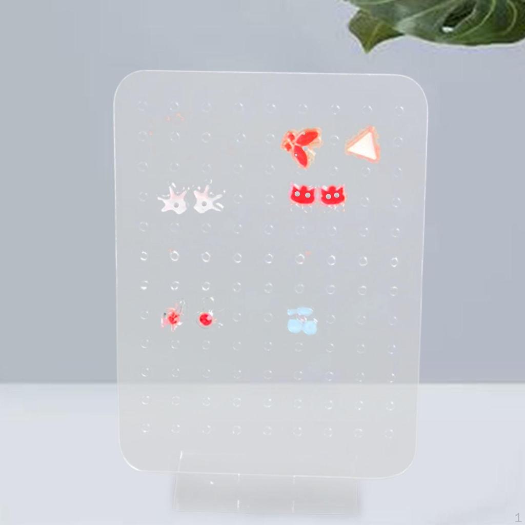 Подставка для сережек, подвеска, прозрачная, для женщин и девочек, подарочный органайзер для ювелирных изделий