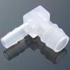 90° L-Shaped Transparent Plastic Water Pipe Connector, Reducing Pagoda Elbow