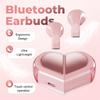 Беспроводные наушники в форме сердца, милые маленькие беспроводные наушники Bluetooth для маленьких ушей Canals Women