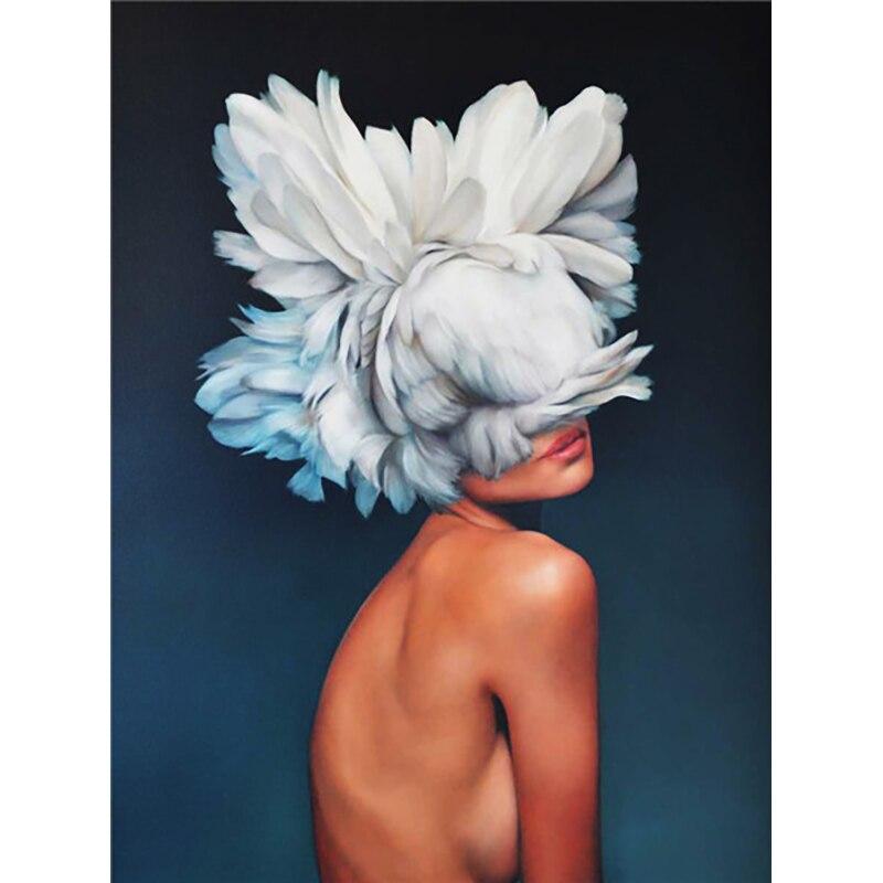 DIY Full Round Diamond Painting Landscape Cross Stitch Flower 5D Beautiful Girl Diamond Embroidery Mosaic Home Decor Gift