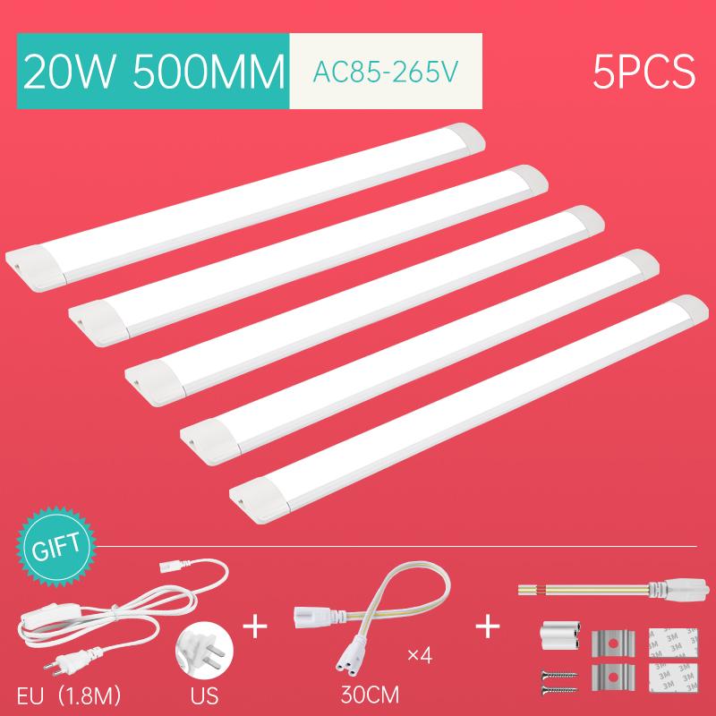 Led Tube 30cm T5 T8 Light For Home 220V Led Lamp Tube Bar 10W 20W Cold White Warm Whtie 4ft Led Tube light 500mm Tube lighting
