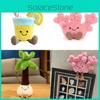 Juice Tree Coconut Coral Shaped Plush Toy Soft Material Romantic Gift Decoration