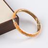 Enamel Vintage Cloisonne Bangle Traditional Women's Hand Bracelet Dainty Flower Bangle  Ladies