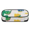 Pencil Bag High Capacity Secure Zipper 300D Polyester with Mesh Pocket Removable Divider and Pen Slots for Daily School Use