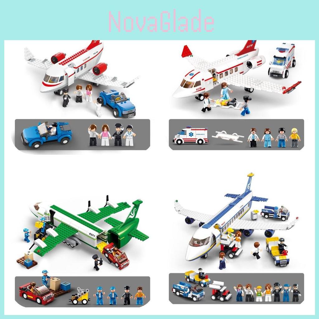 Abs Plastic Cargo Plane Building Set Ideal For Children And Diy Enthusiasts