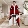Christmas Festival Wearable Hooded Flannel Blanket Shawl