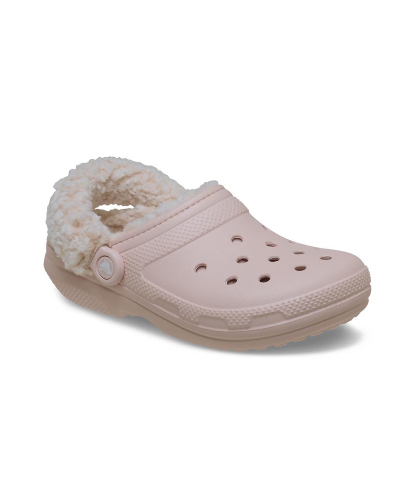 Классические клоги Crocs на флисовой подкладке (Флисовый ремешок) - Кварц / 211396-6Ur