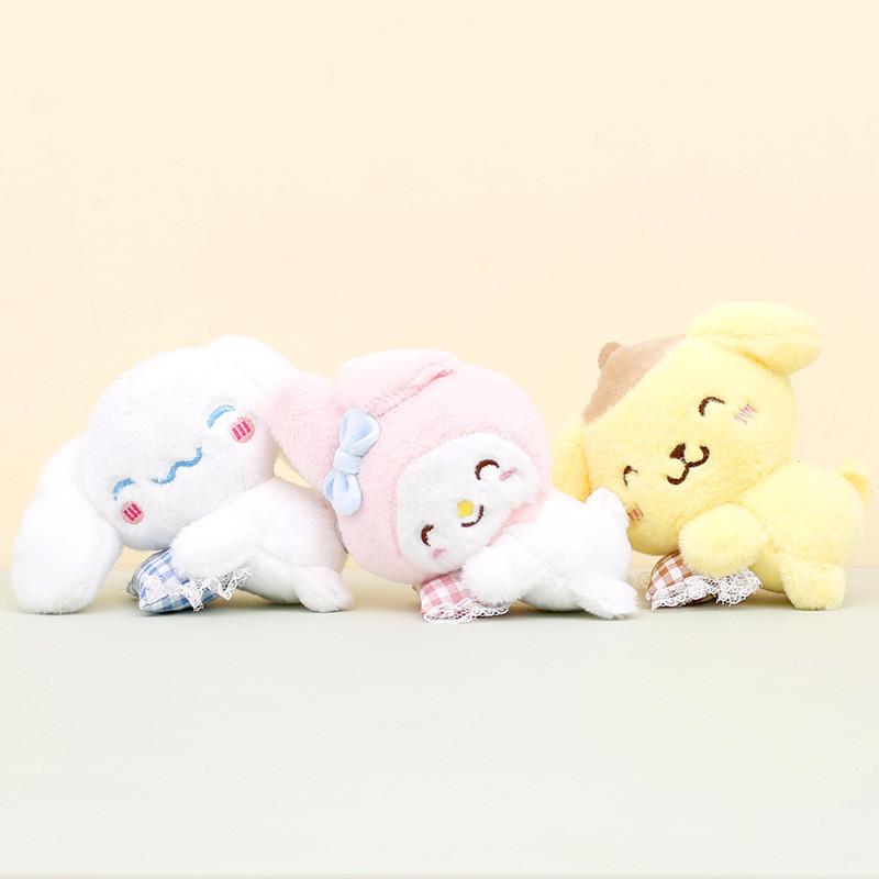 Очаровательный плюшевый брелок Sanrio с куклами My Melody и милой Kuromi