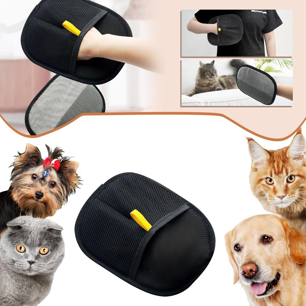 Double Sided Grooming Glove, Grooming Glove For Pet, Pet Grooming Gloves, Versatile Grooming Gloves, Pet Brush Glove For Dogs And Cats